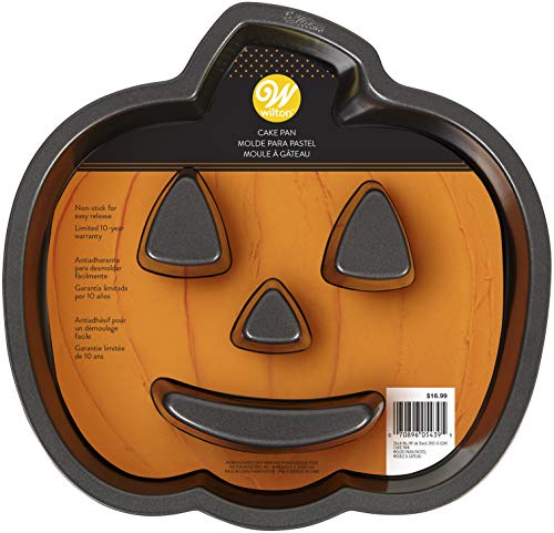 Halloween-taartvorm met jack-o'-lanternmotief voor feestelijk bakken