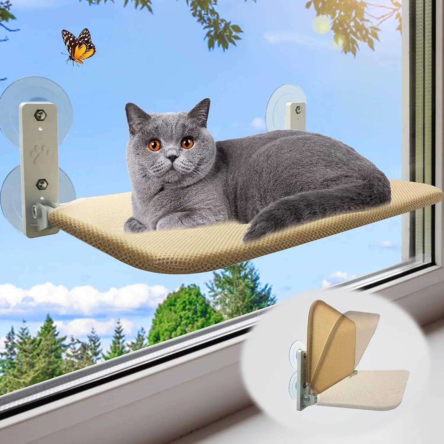 PurrNest™ Gezellig Kattenraam Hangmatbed