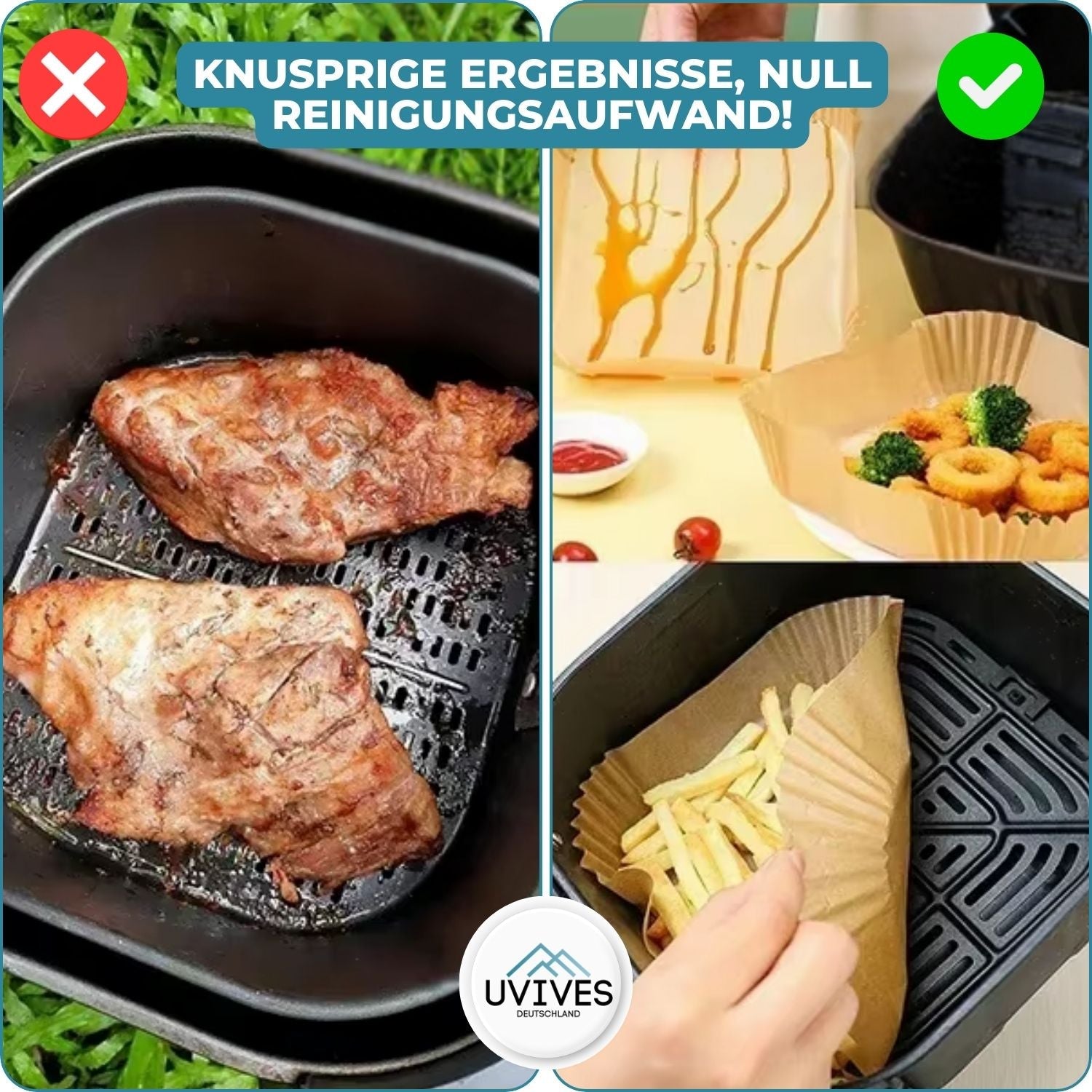 25+25 GRATIS | CleanFry™ - AirFryer bakjes