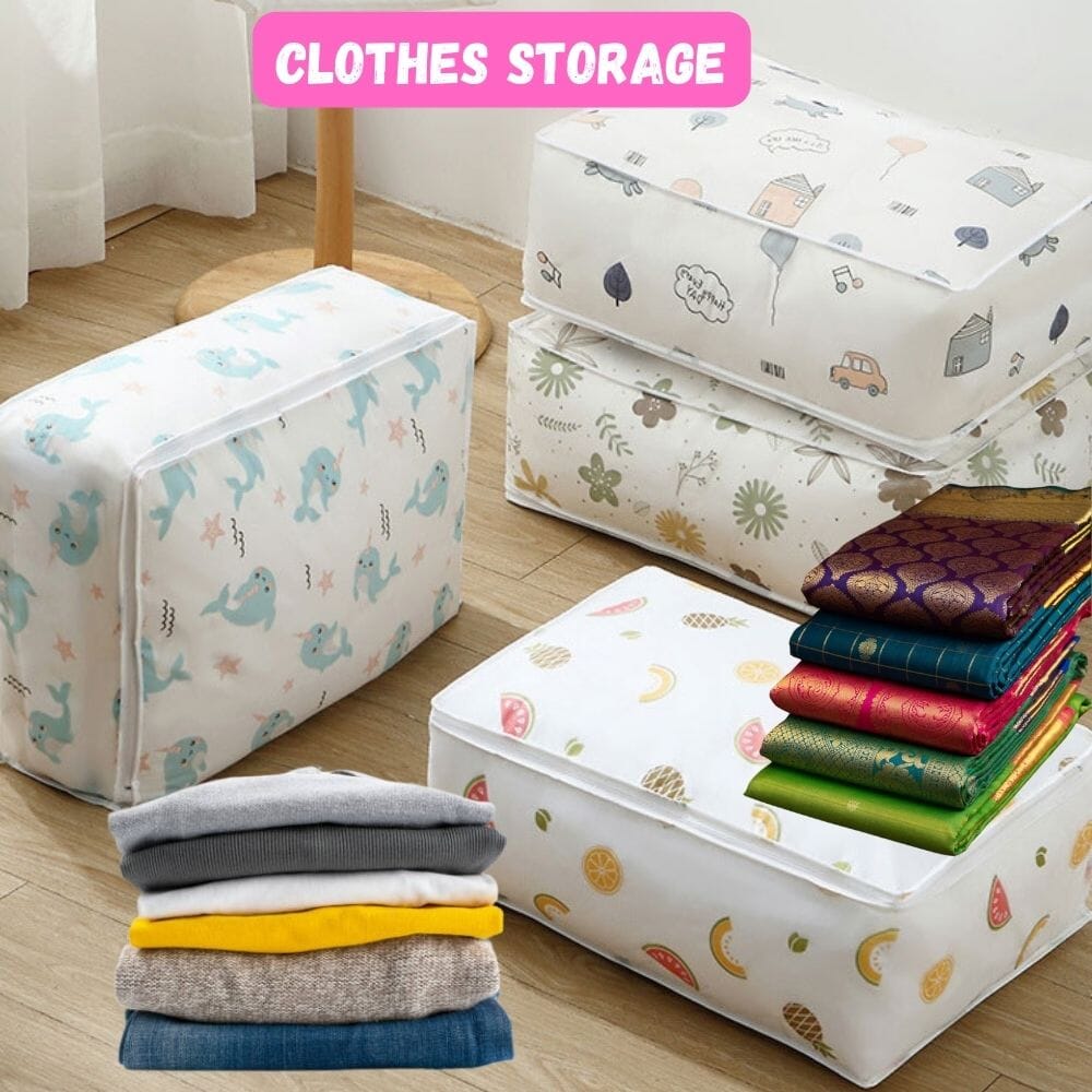 2+1 GRATIS | SpacioBag - Multifunctionele stofbeschermende opbergtas - groot formaat