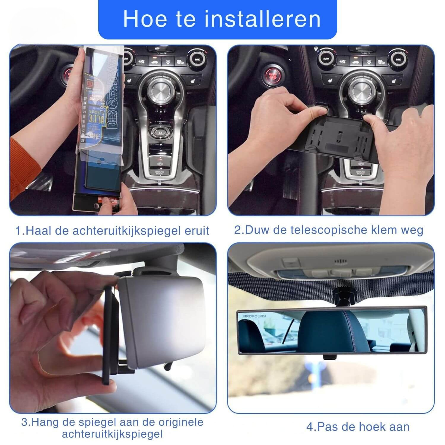 BrightMirror Pro - Meer zichtbaarheid. Meer veiligheid. Minder verblinding