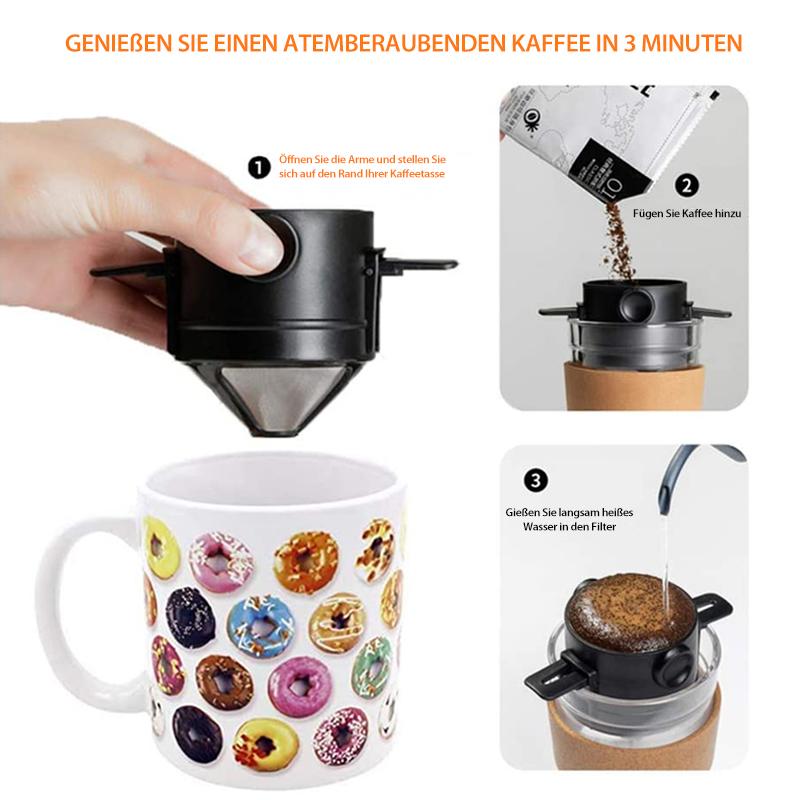 FilterBrew - Roestvrijstalen koffiefilterbeker