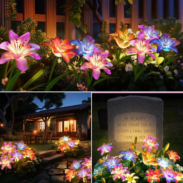 SolarBlossom - Magische tuinlamp met bloemmotief