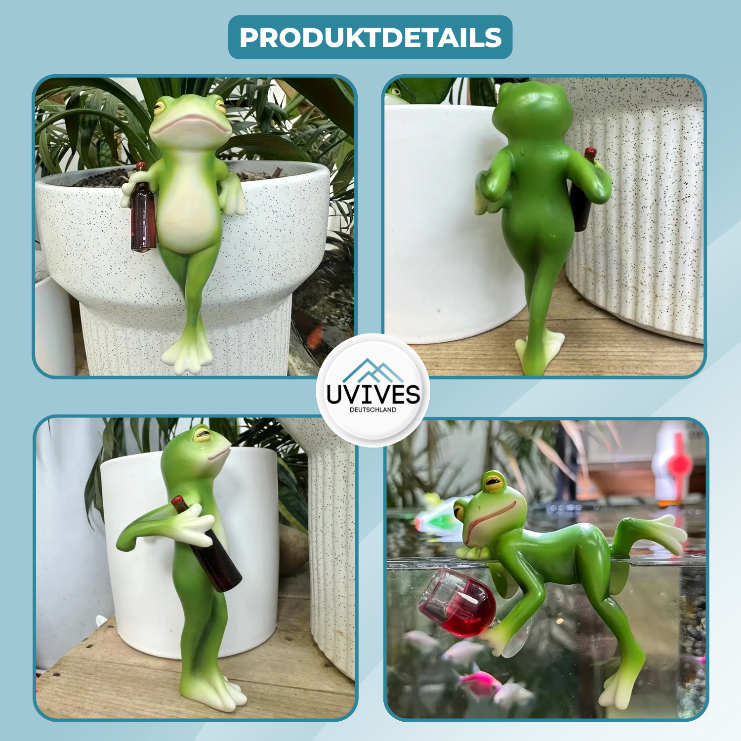 FrogWhimsy - De brutale decoratie voor potten & tuinen