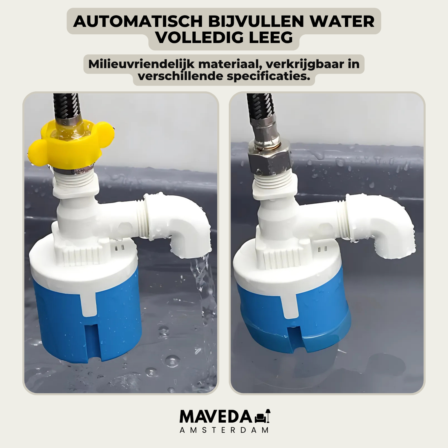 AquaLevel - water bijvullen zonder elektriciteit!