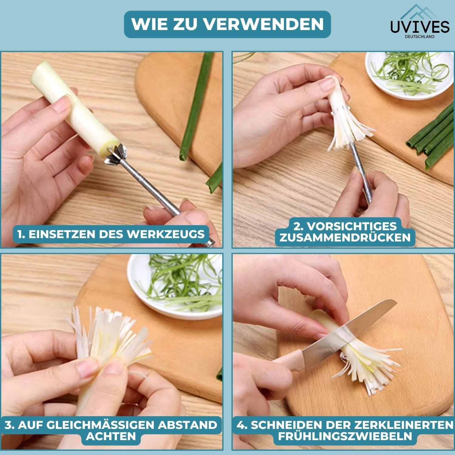 BloomBlade™ - Pruimenbloesem uiensnijder van zinklegering