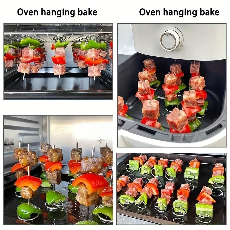 5+5 GRATIS | GrillElevate™ - De roestvrijstalen spiesen voor gelijkmatig en perfect grillen