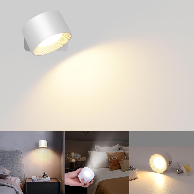 1+1 GRATIS | LumiPod - Draaibare draadloze LED-wandlamp