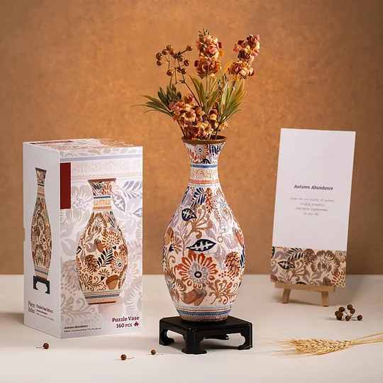 3D Bloemen Legpuzzel Vaas Decoratie