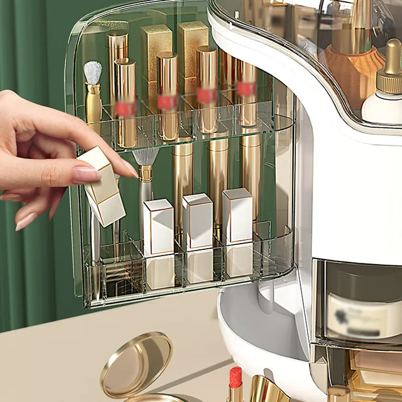 GlamEase™ Transparante Cosmetica Organizerdoos