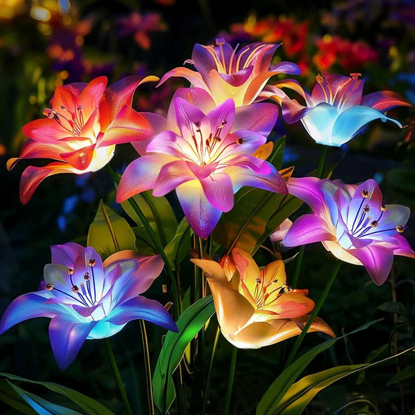 SolarBlossom - Magische tuinlamp met bloemmotief