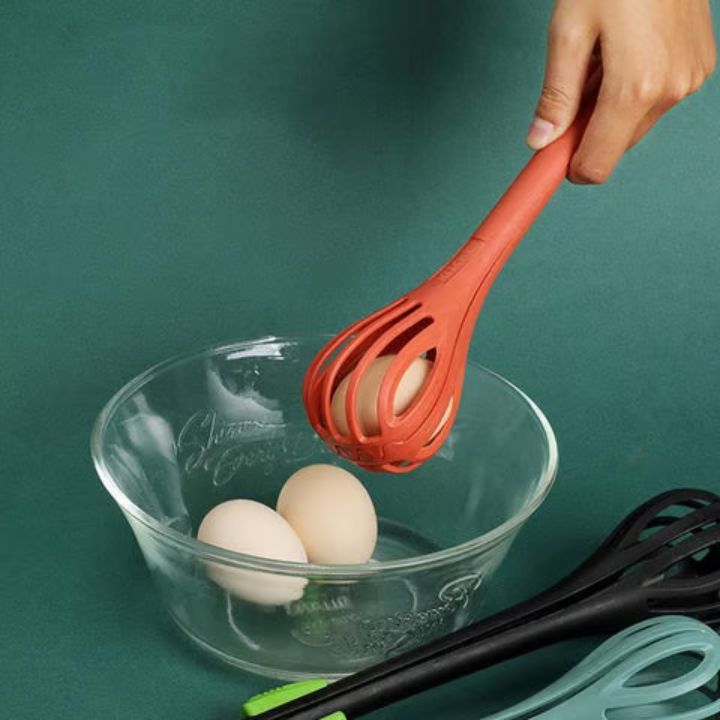 1+1 GRATIS | TongiWhisk - Multifunctionele garde en voedselklem