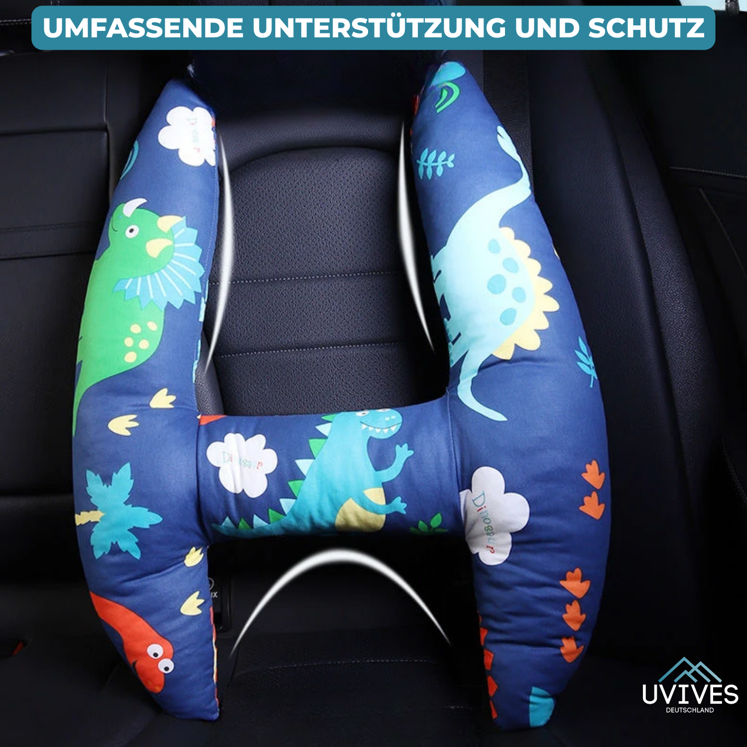 ComfortJourney - reiskussen voor kinderen op de achterbank in de auto