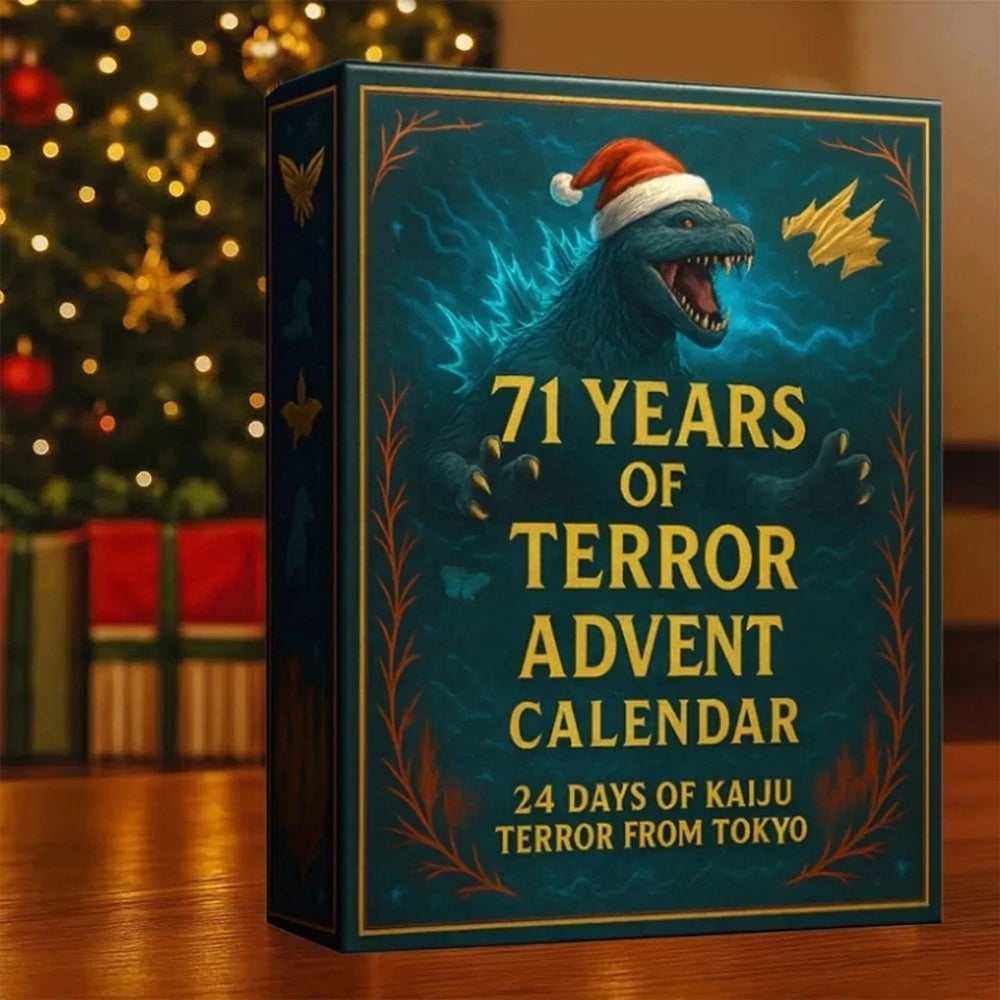 Verzamelbare hangers in een feestelijke adventskalender voor kerst