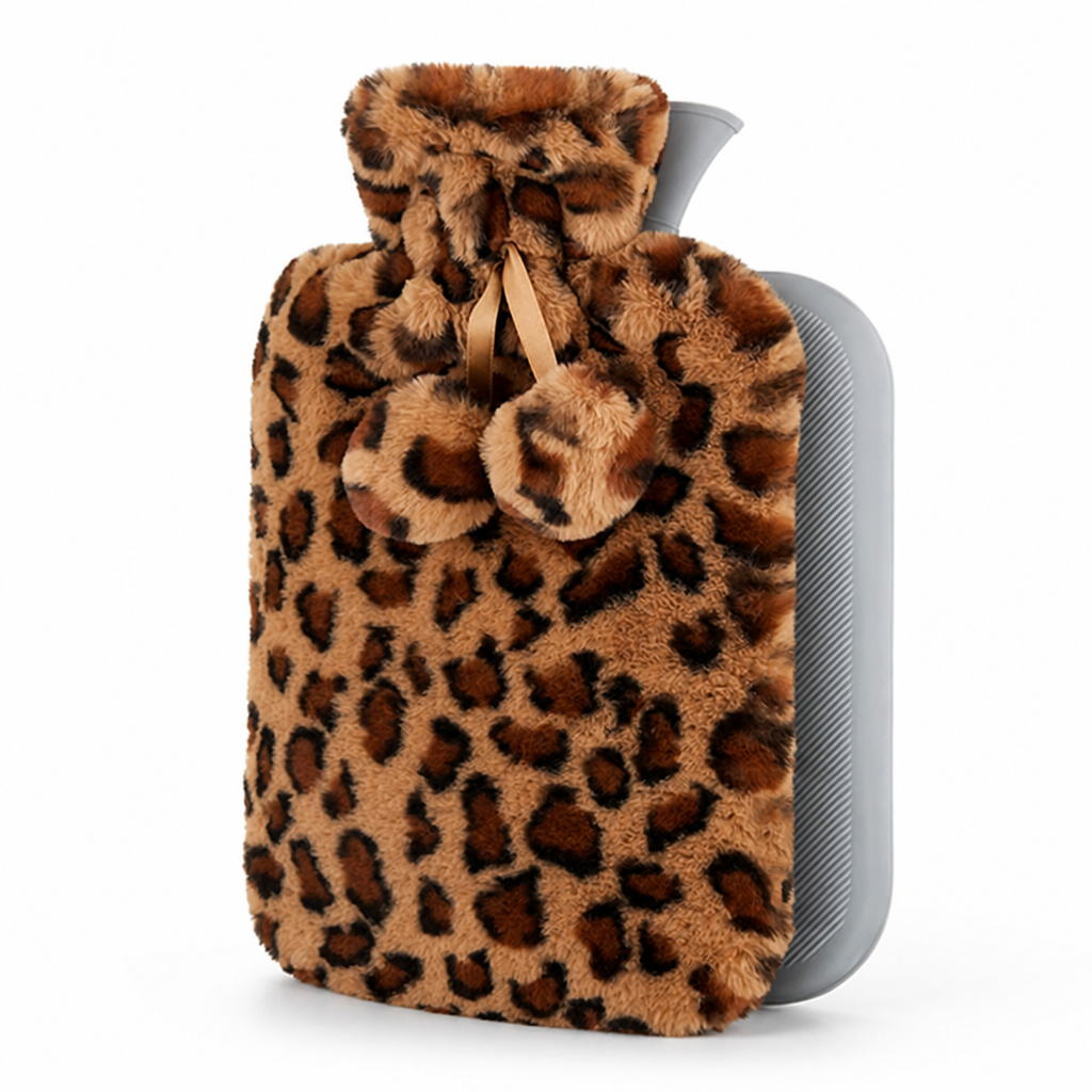 Warmwaterkruik | Zachte pluche hoes | Langdurige warmte