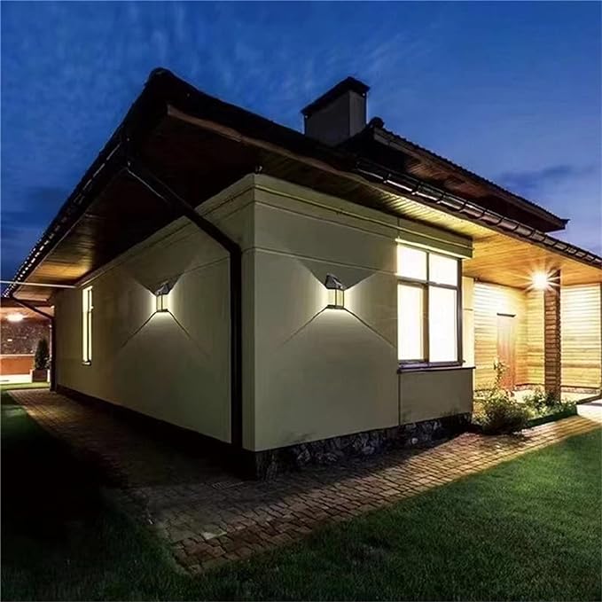 Waterdichte wandlamp op zonne-energie voor buiten