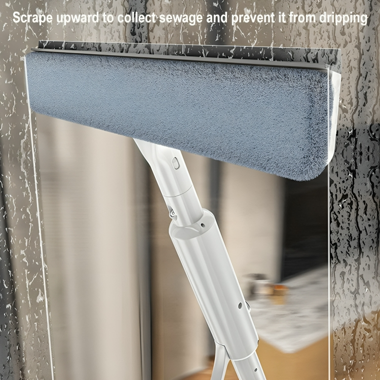Professionele glasreiniger met waterspray