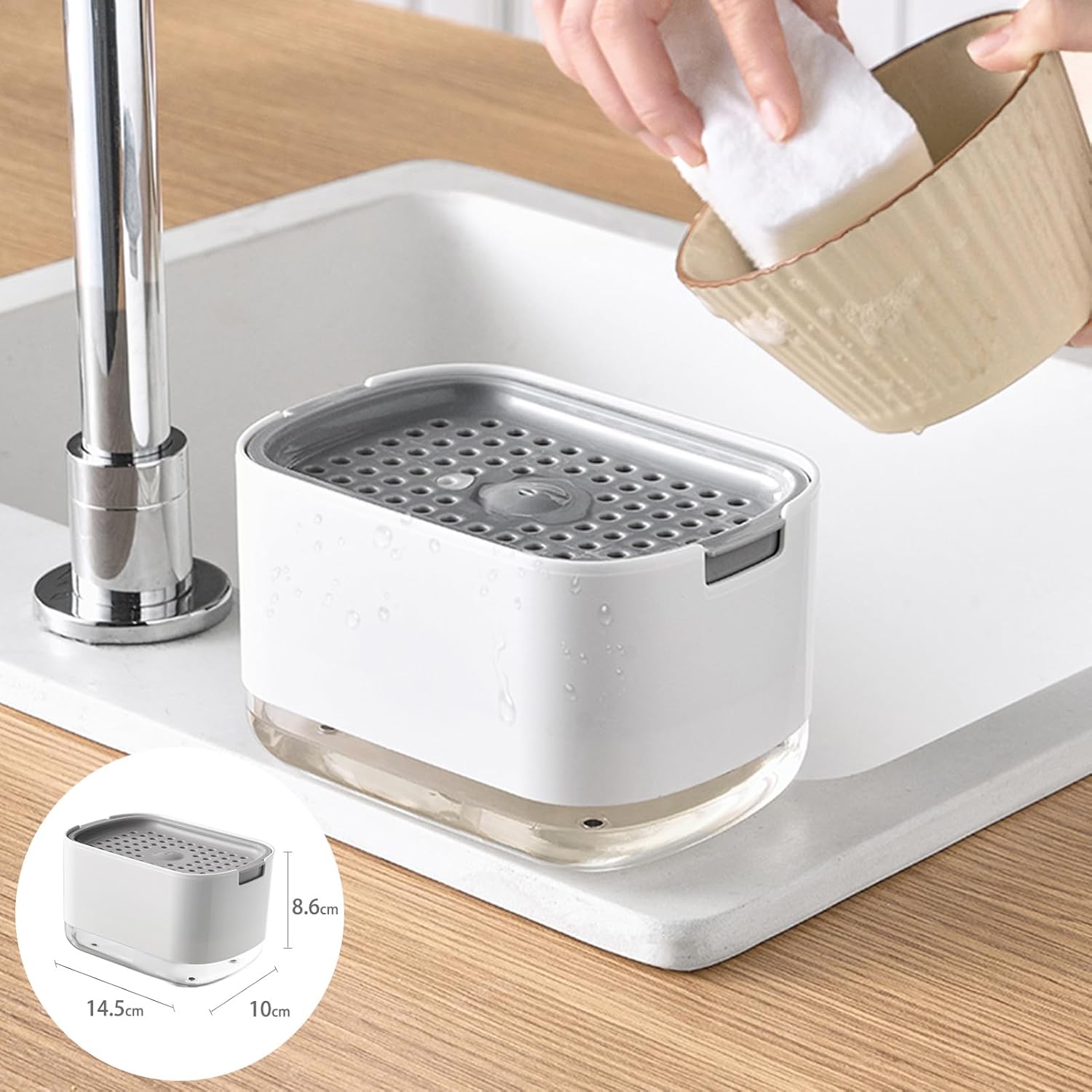 SoapEase – Afwasmiddel met één druk op de knop, razendsnel en schoon