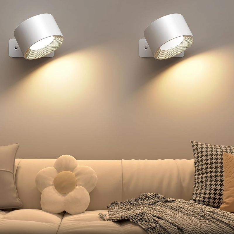 1+1 GRATIS | LumiPod - Draaibare draadloze LED-wandlamp