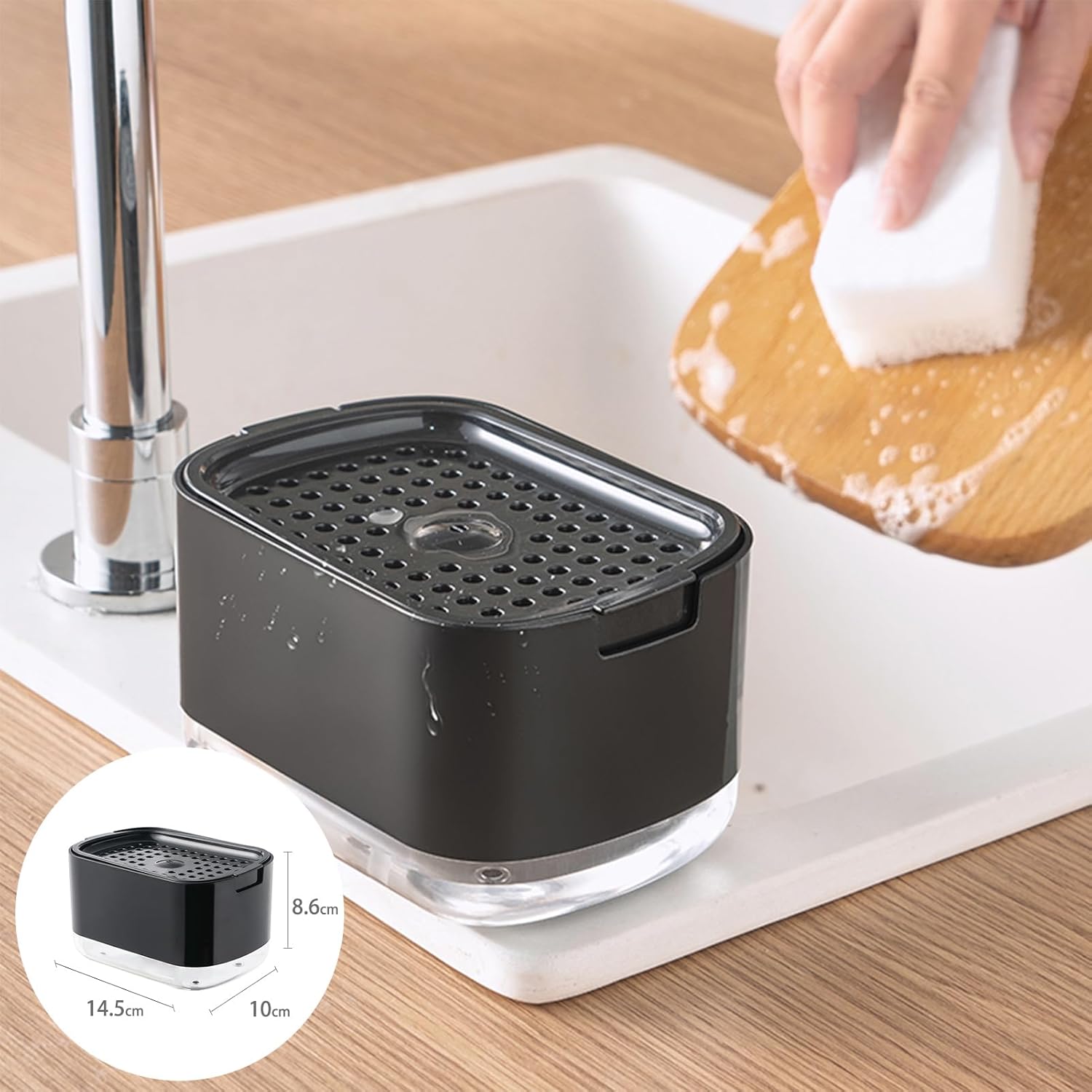 SoapEase – Afwasmiddel met één druk op de knop, razendsnel en schoon