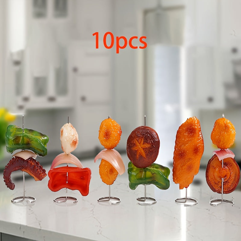 5+5 GRATIS | GrillElevate™ - De roestvrijstalen spiesen voor gelijkmatig en perfect grillen