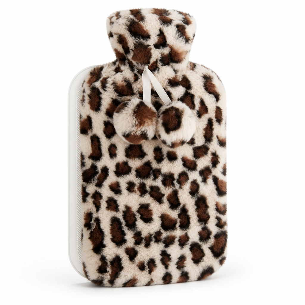 Warmwaterkruik | Zachte pluche hoes | Langdurige warmte