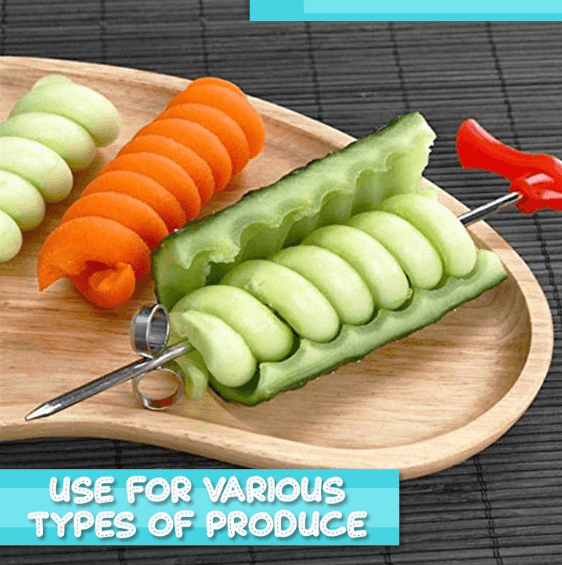 1+1 GRATIS | NutriSpiral - Groente- en fruitspiraalmes