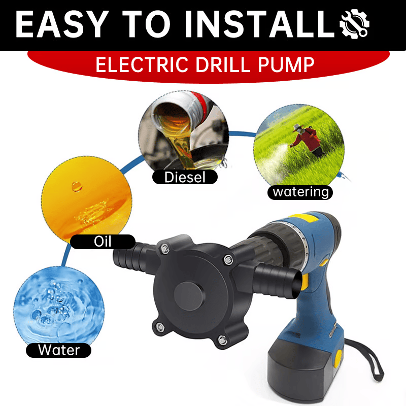 DrillPump Pro - Je boormachine wordt een mobiele pomp