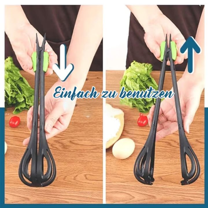 1+1 GRATIS | TongiWhisk - Multifunctionele garde en voedselklem