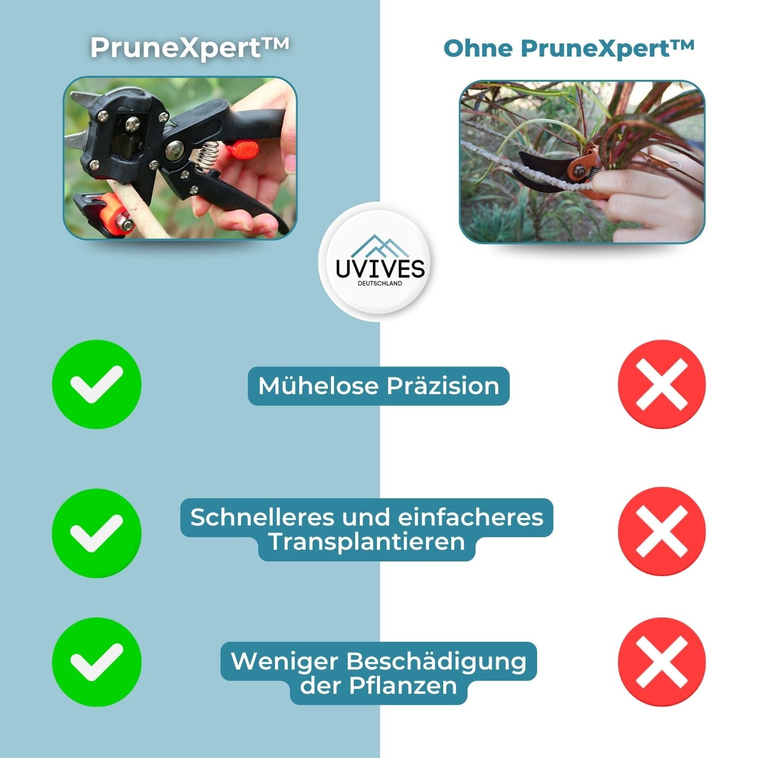PruneXpert™ - Professioneel gereedschap voor enten en snoeien