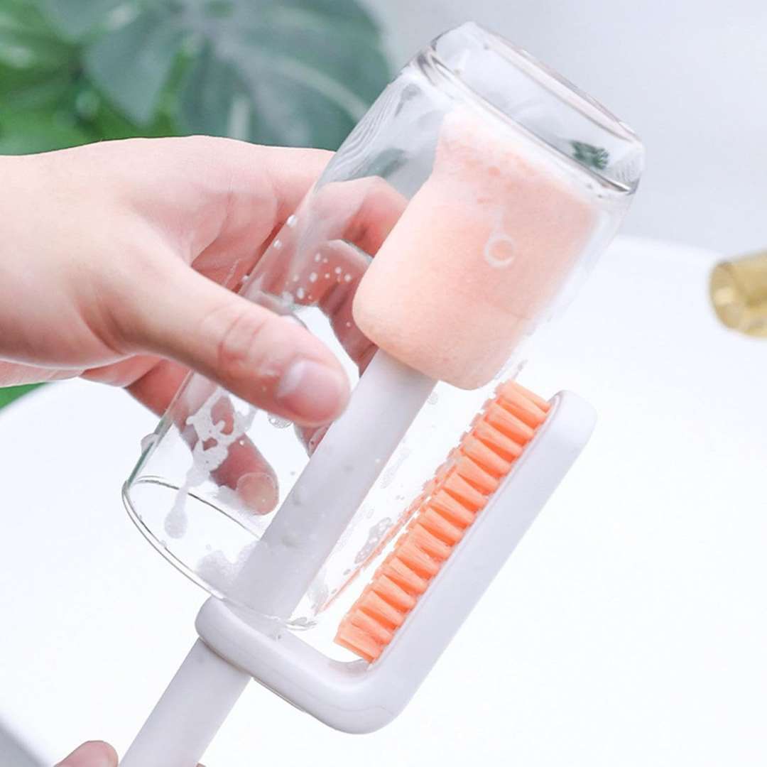 3-in-1 Multifunctionele Flesreinigingsborstel