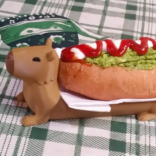 Schattige Teckel Honden Decoratieve Serveer Tray