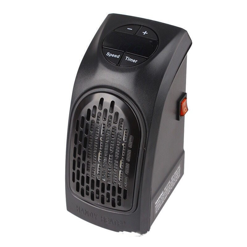 Kleine kachelventilator met compact formaat en moderne vorm