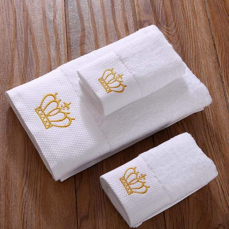 Zachte absorberende katoenen badhanddoek