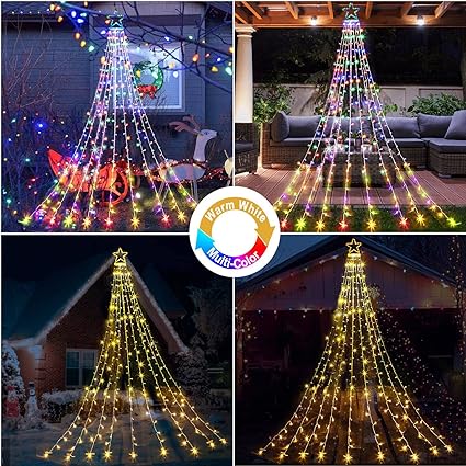 50% KORTING | SparklePine - Veelkleurige LED Kerstbomen [Laatste dag korting]