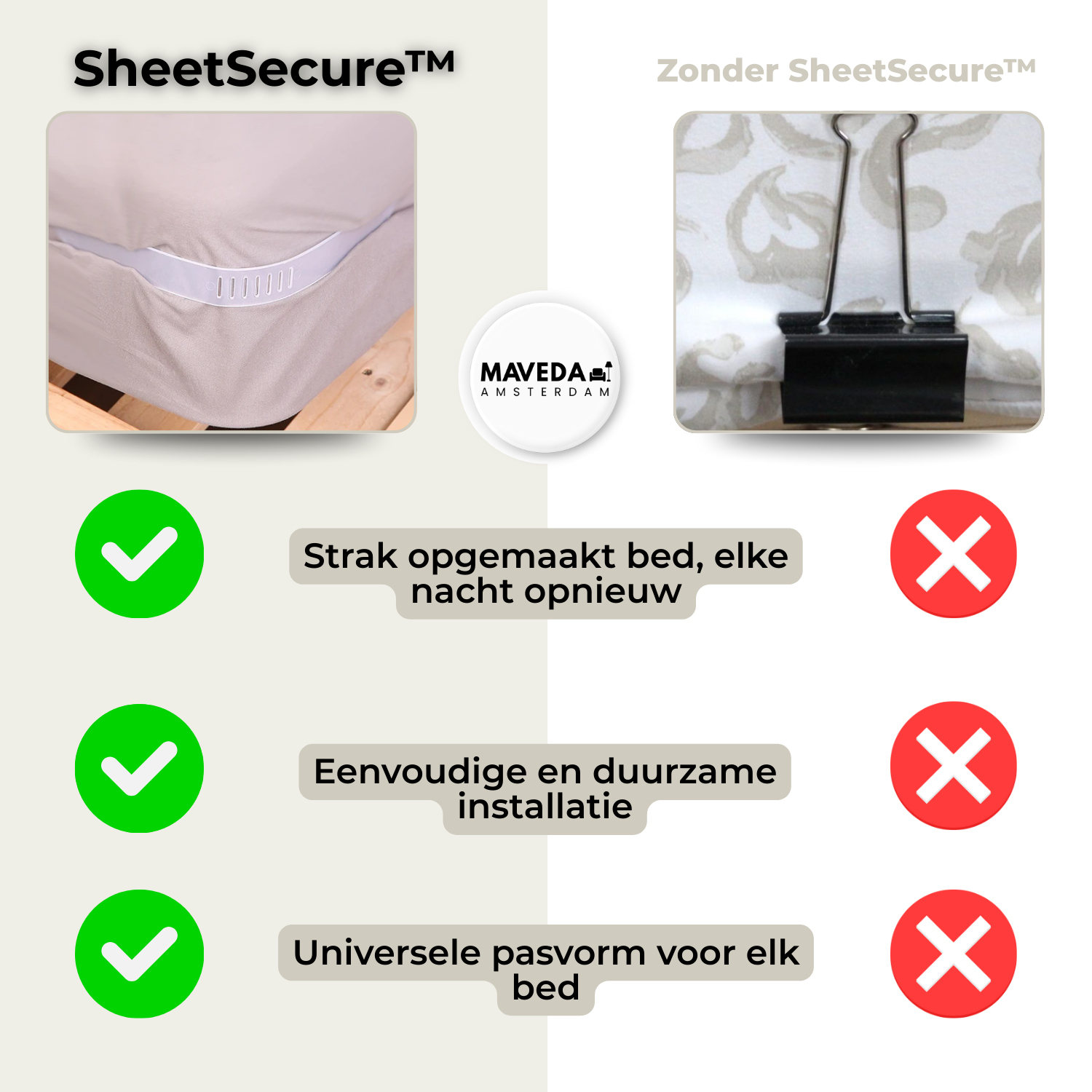 3+3 GRATIS | SheetSecure™ - Keine losen Laken mehr beim Schlafen