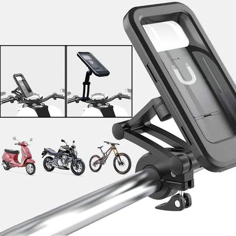 GearDock - Universele waterdichte mobiele telefoonhouder voor fietsen en motoren [Laatste dag korting]