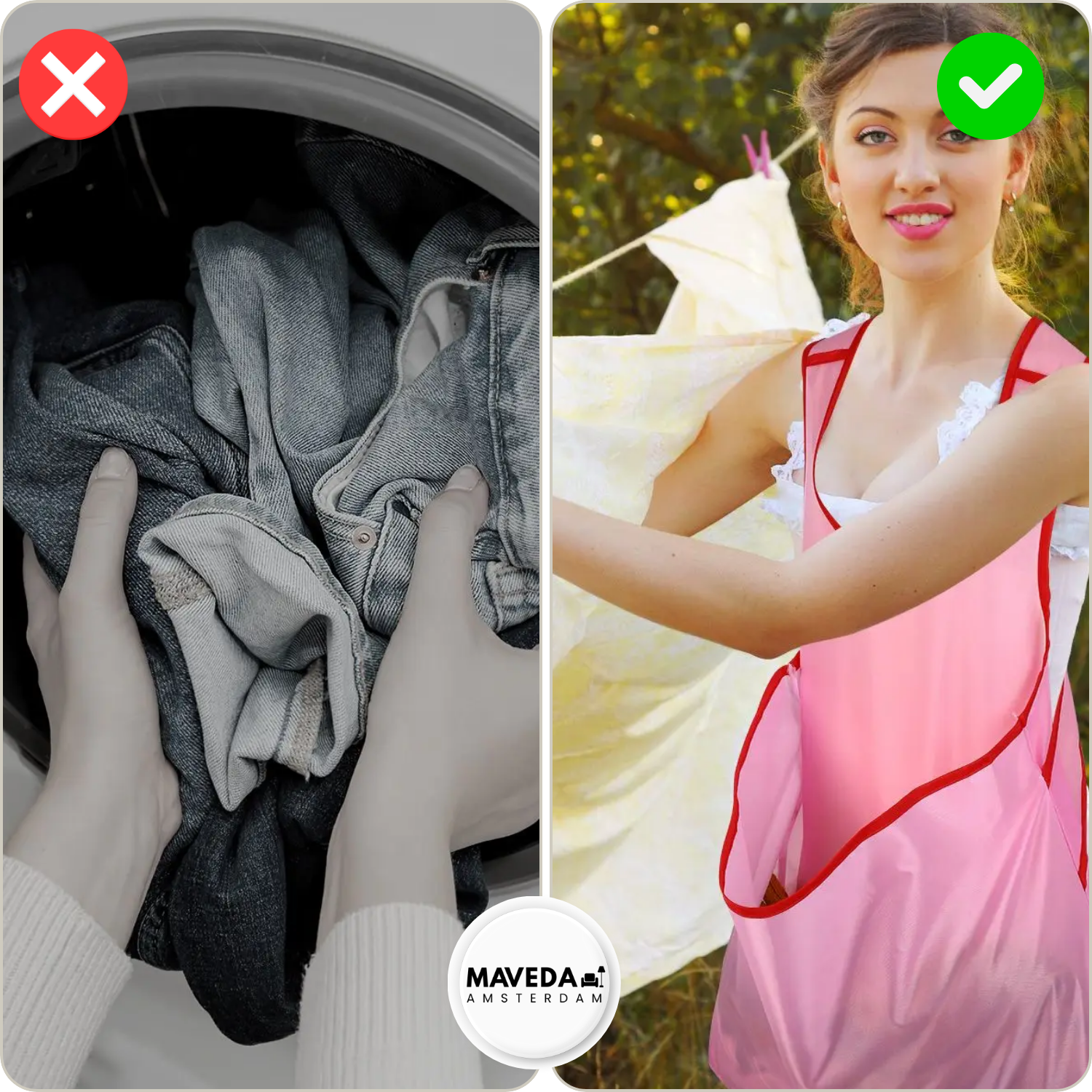 TaskWrap™ - De was ophangen zonder natte of bevlekte kleding