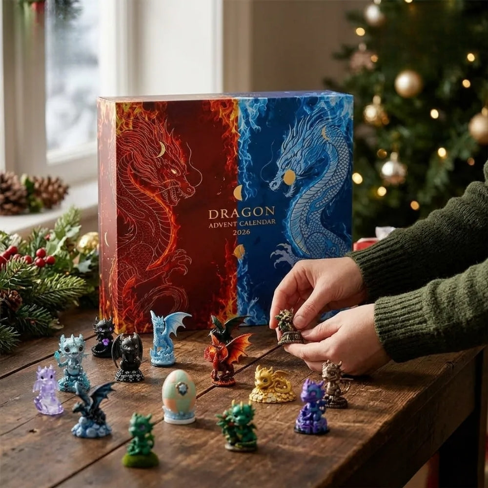 Adventskalender voor kinderen met draken en fantasiethema