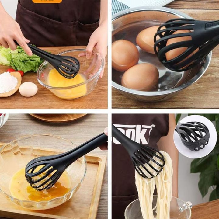 1+1 GRATIS | TongiWhisk - Multifunctionele garde en voedselklem