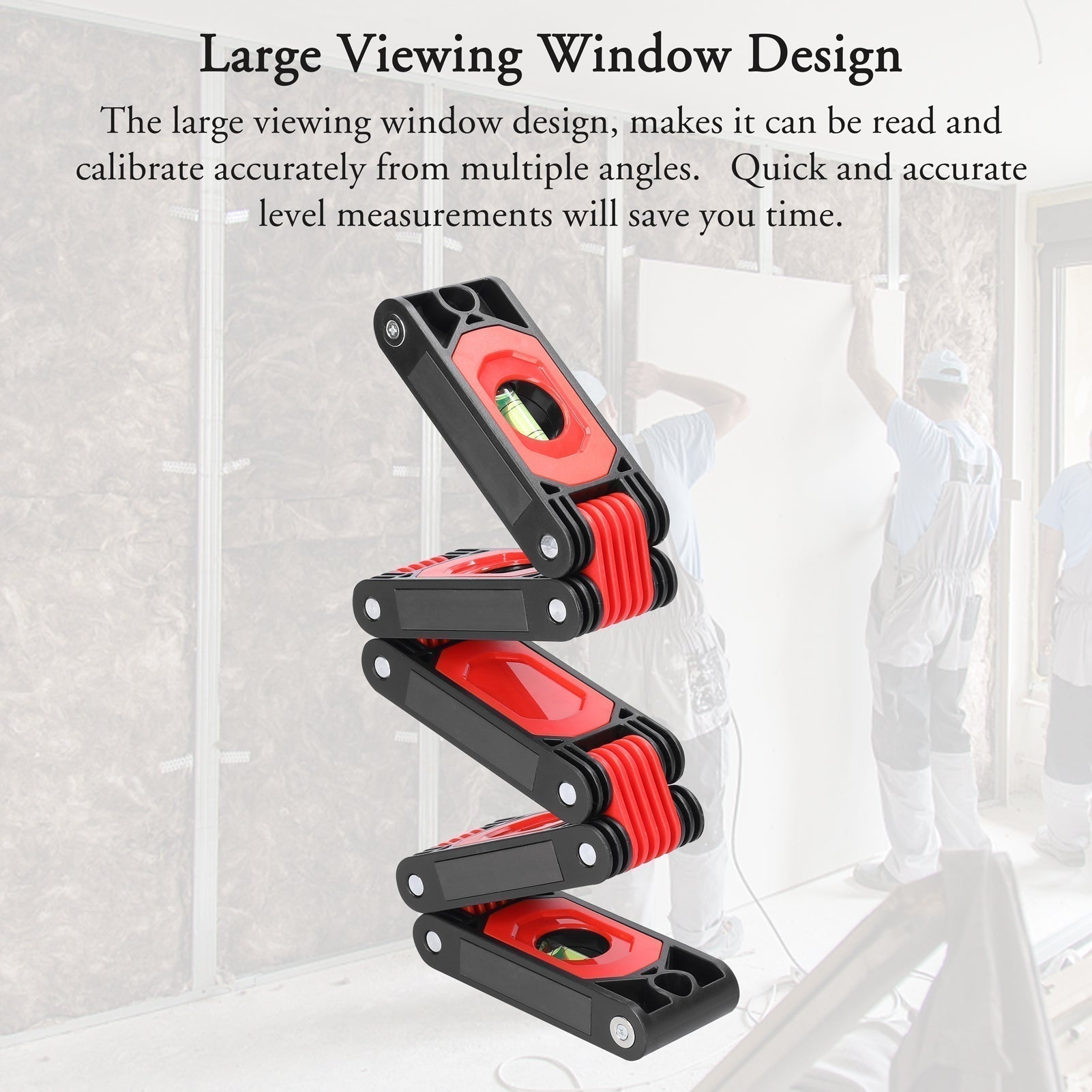 Multifunctionele Opvouwbare Waterpas voor Precieze Doe-Het-Zelf Projecten