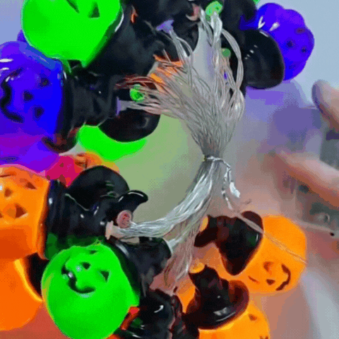 Halloween Pompoen Slingerlichten USB Batterij Aangedreven Binnen Buiten Decoratie