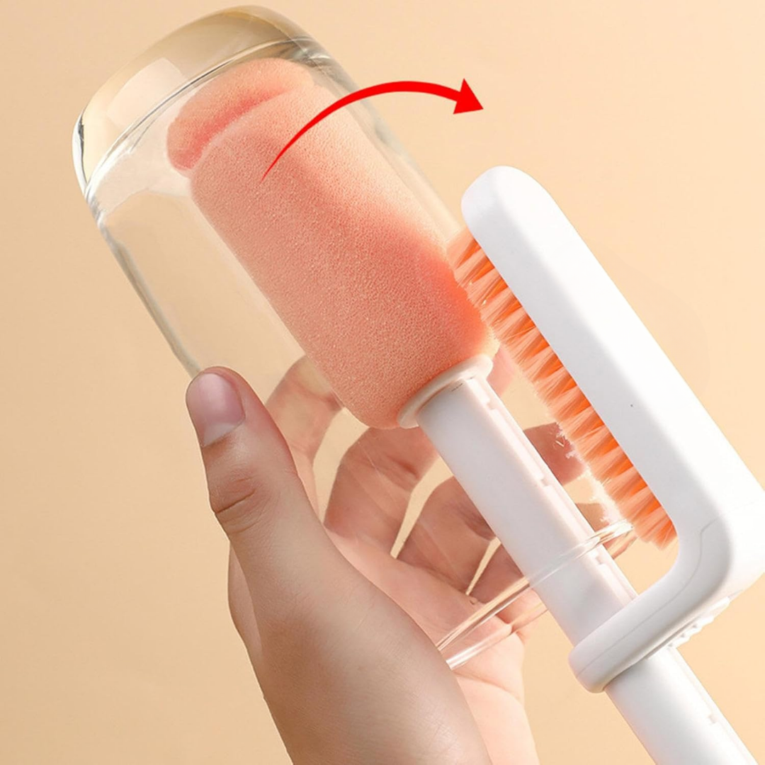 3-in-1 Multifunctionele Flesreinigingsborstel