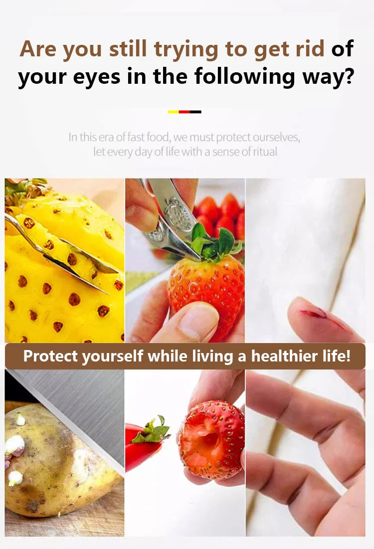 Multi-functionele fruit- en groentestverwijderaar clip tool