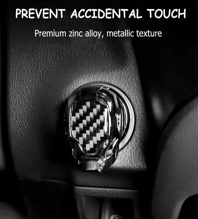 Moderne Autostart Stopknop Cover Afwerking