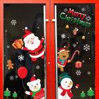 Sfeervolle raamversiering met diverse kerstmotieven