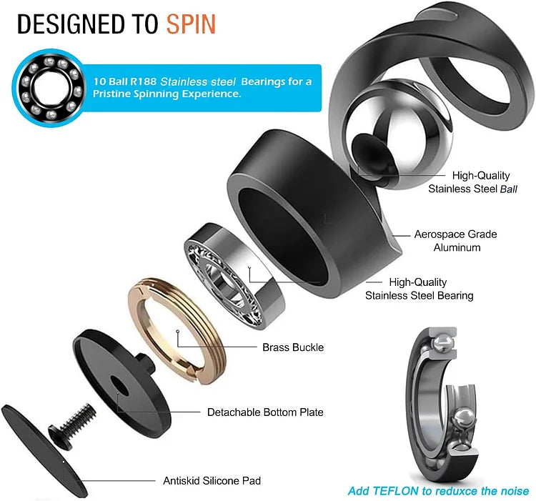 Kinetisch bureauspeelgoed voor stressvermindering en focus