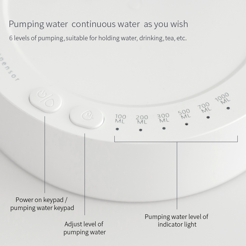 Stijlvolle intelligente tafelwaterdispenser