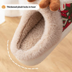 Antislipzool van de kerstpantoffels voor extra grip