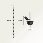 Decoratieve regenketting voor tuin & terras
